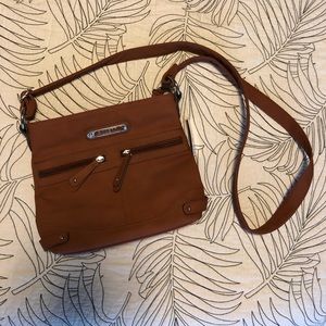 Red/brown crossbody bag NWT